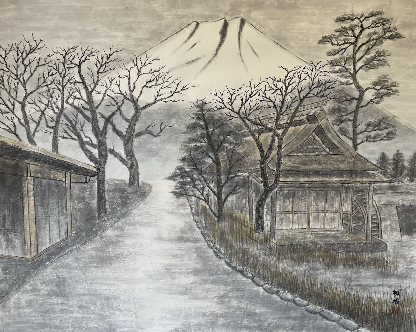 松村楓香 望郷 F30号