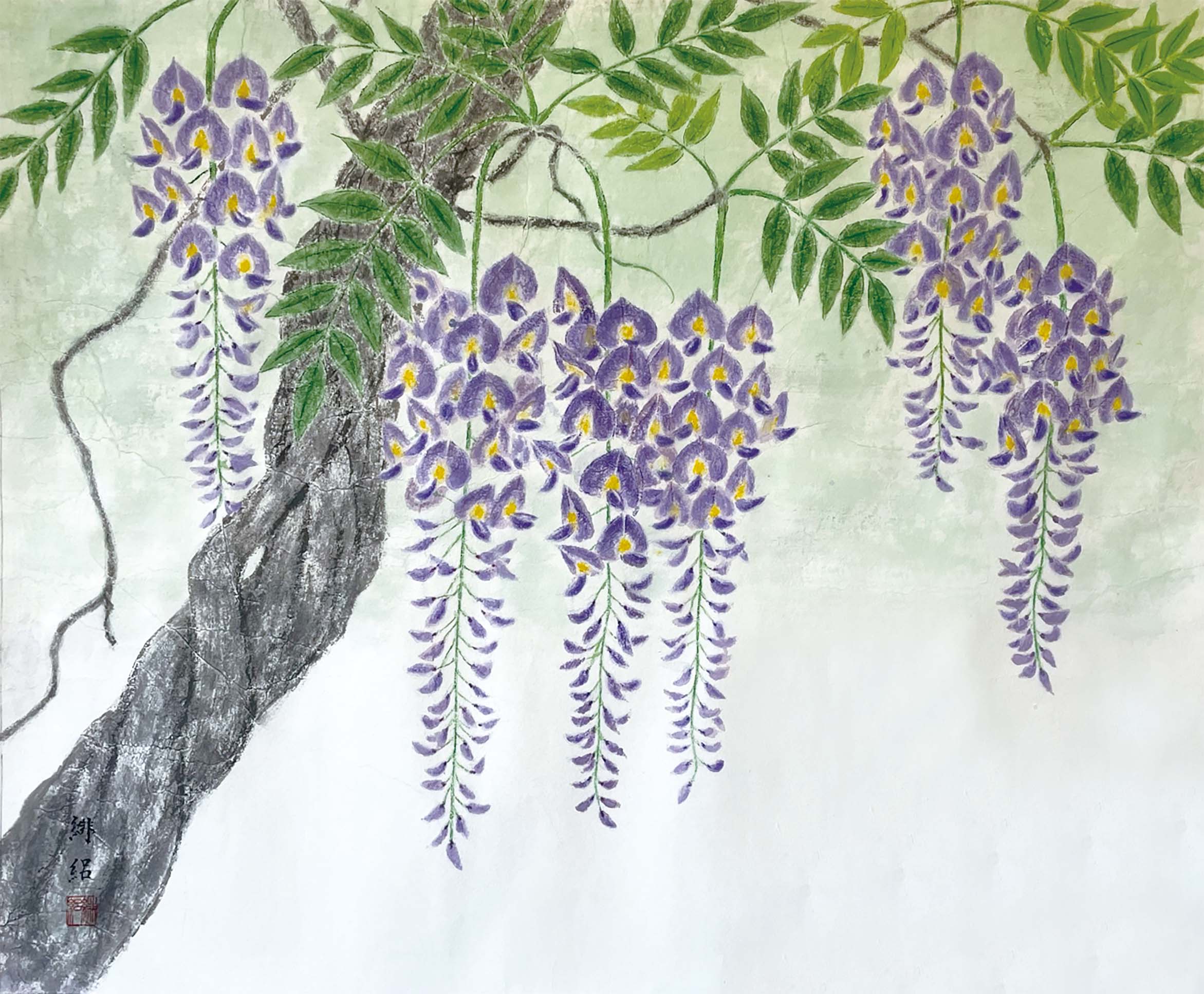 冨田緋絽 花韻 F20号