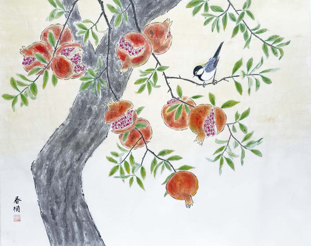 飯沼春梢 豊穣 F20号