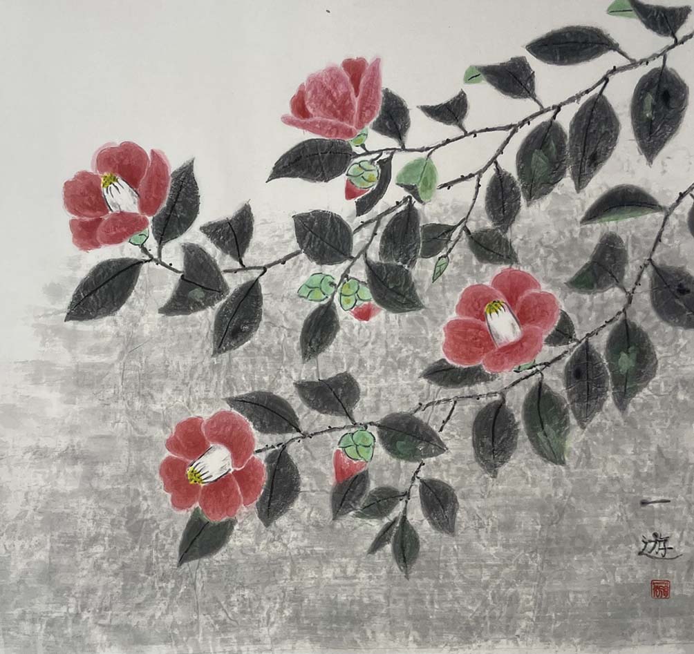 屋代一游 呼吸 F10号