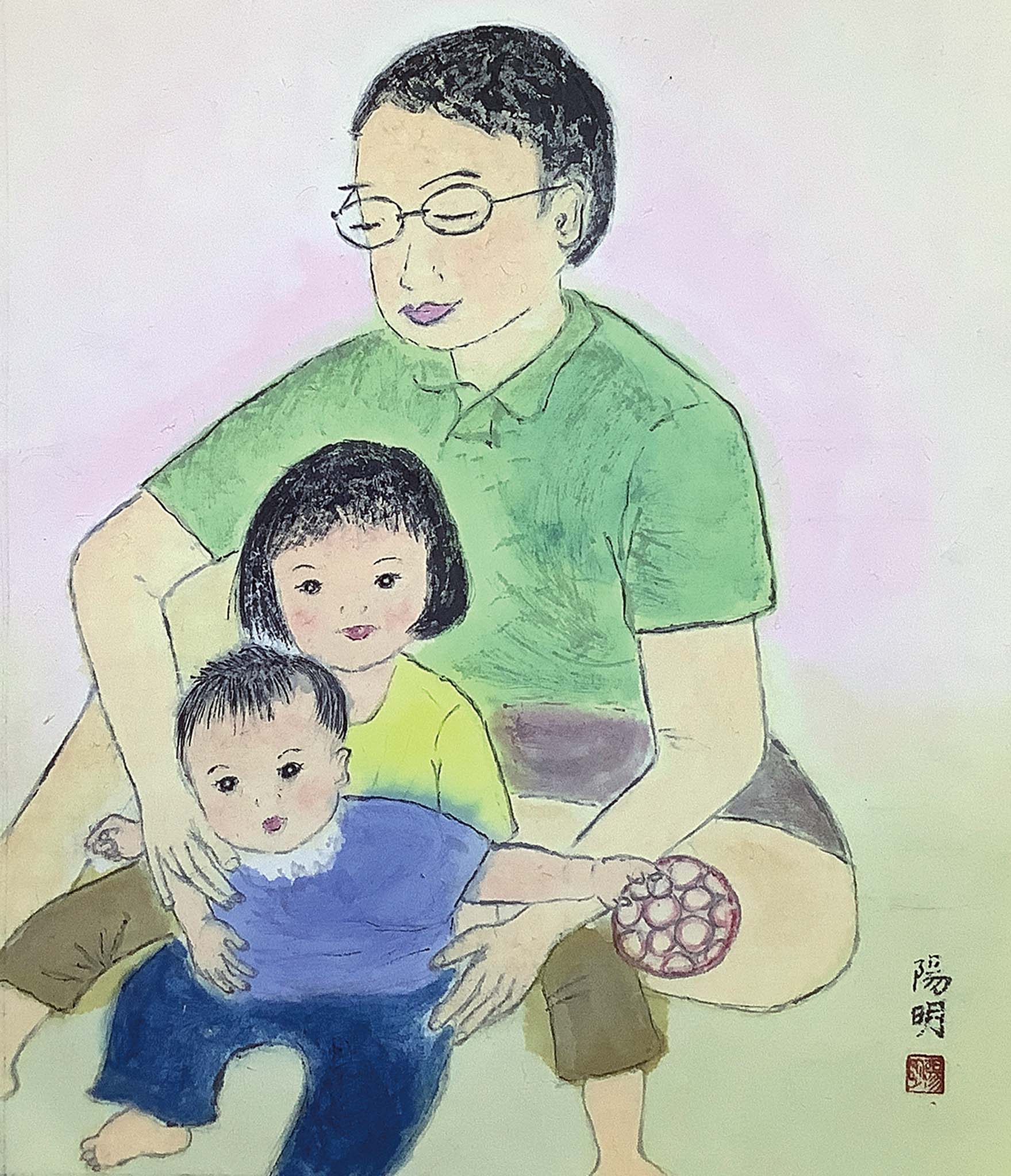 浅川陽明 絆 F10号