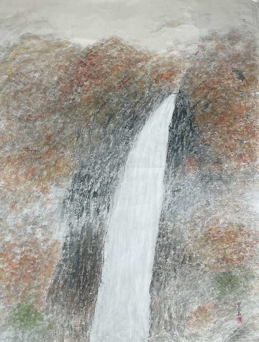 本間蕙泉 秋韻 F50号