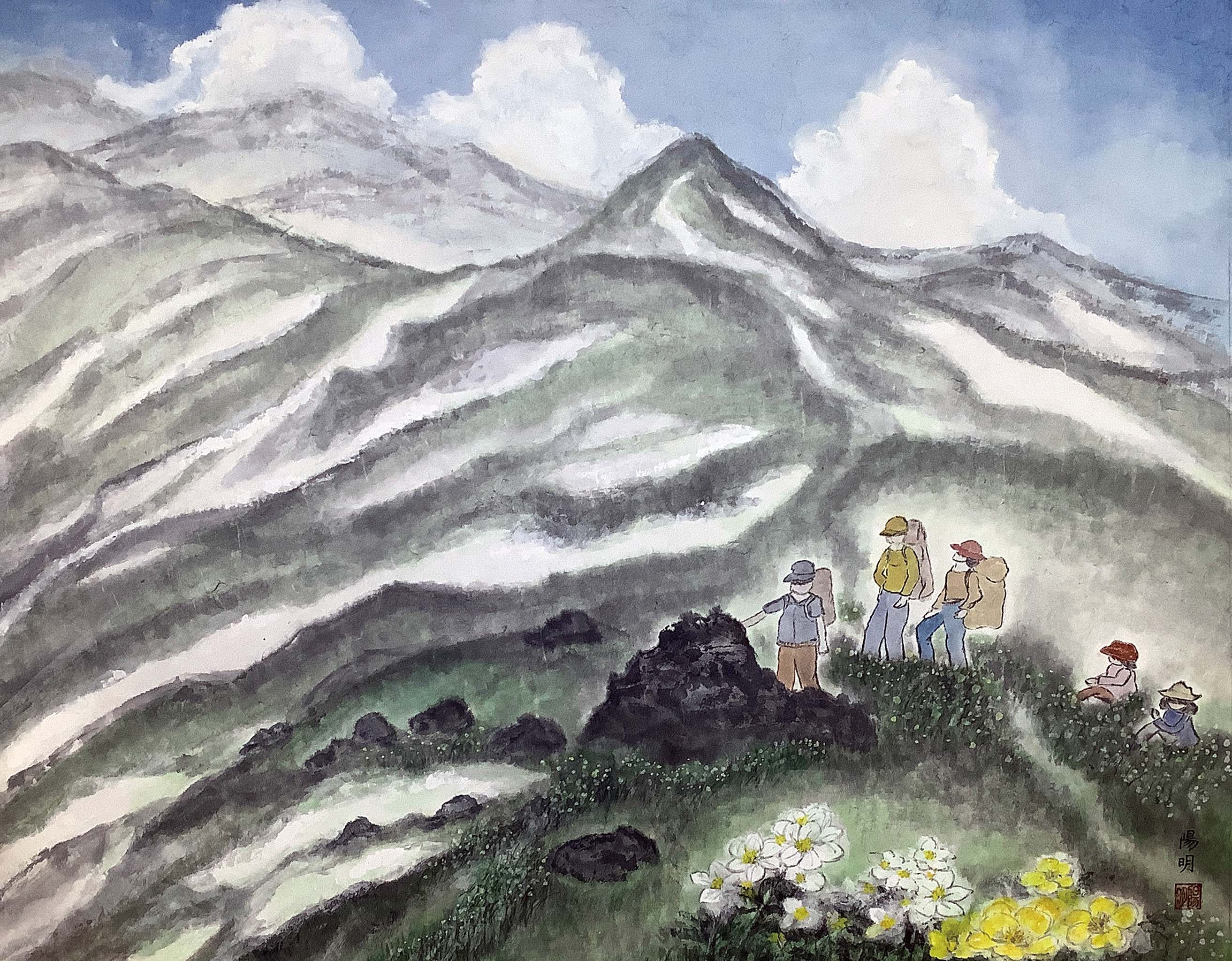 浅川陽明 飯豊連峰を行く