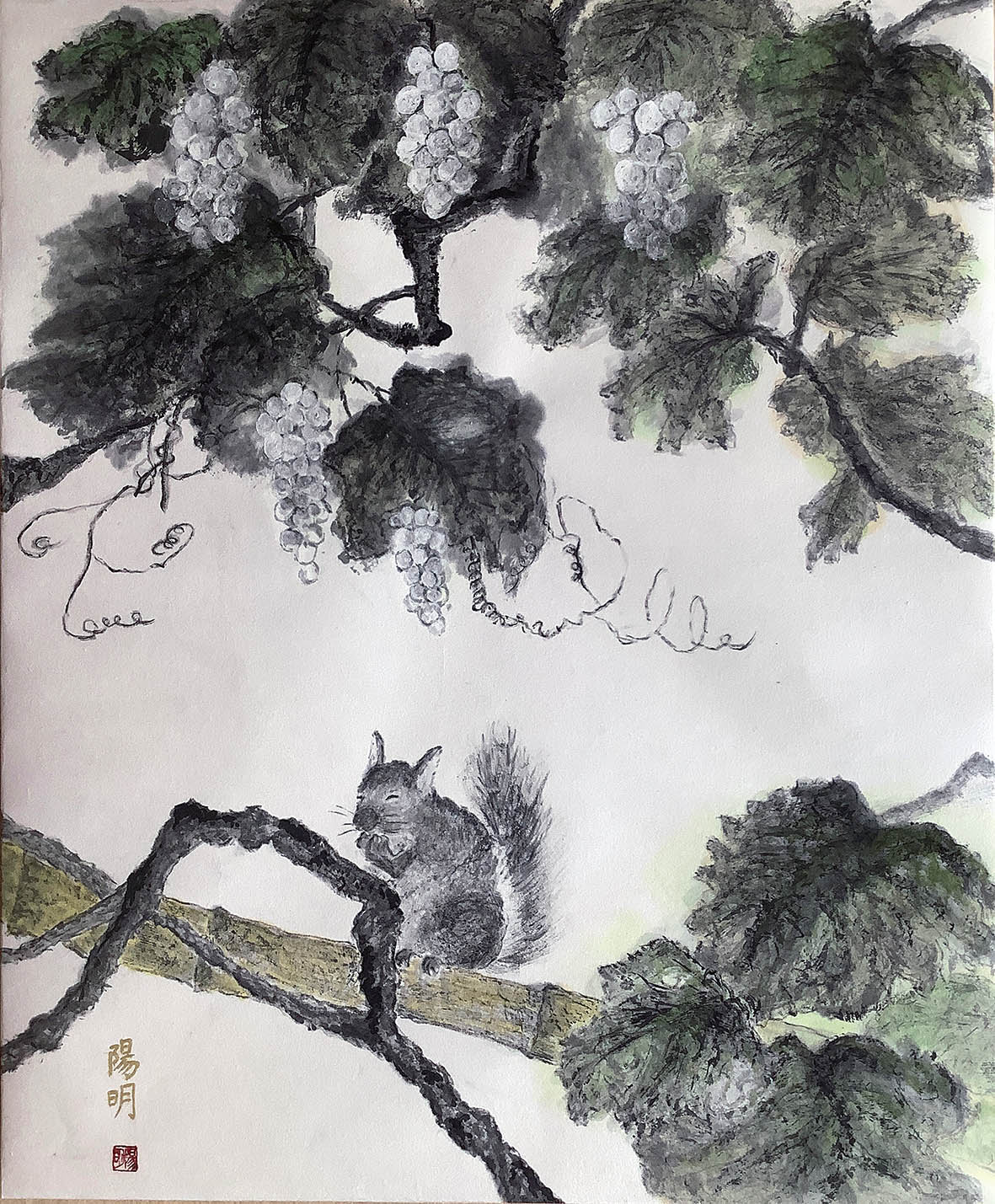 浅川陽明 豊穣 F20号