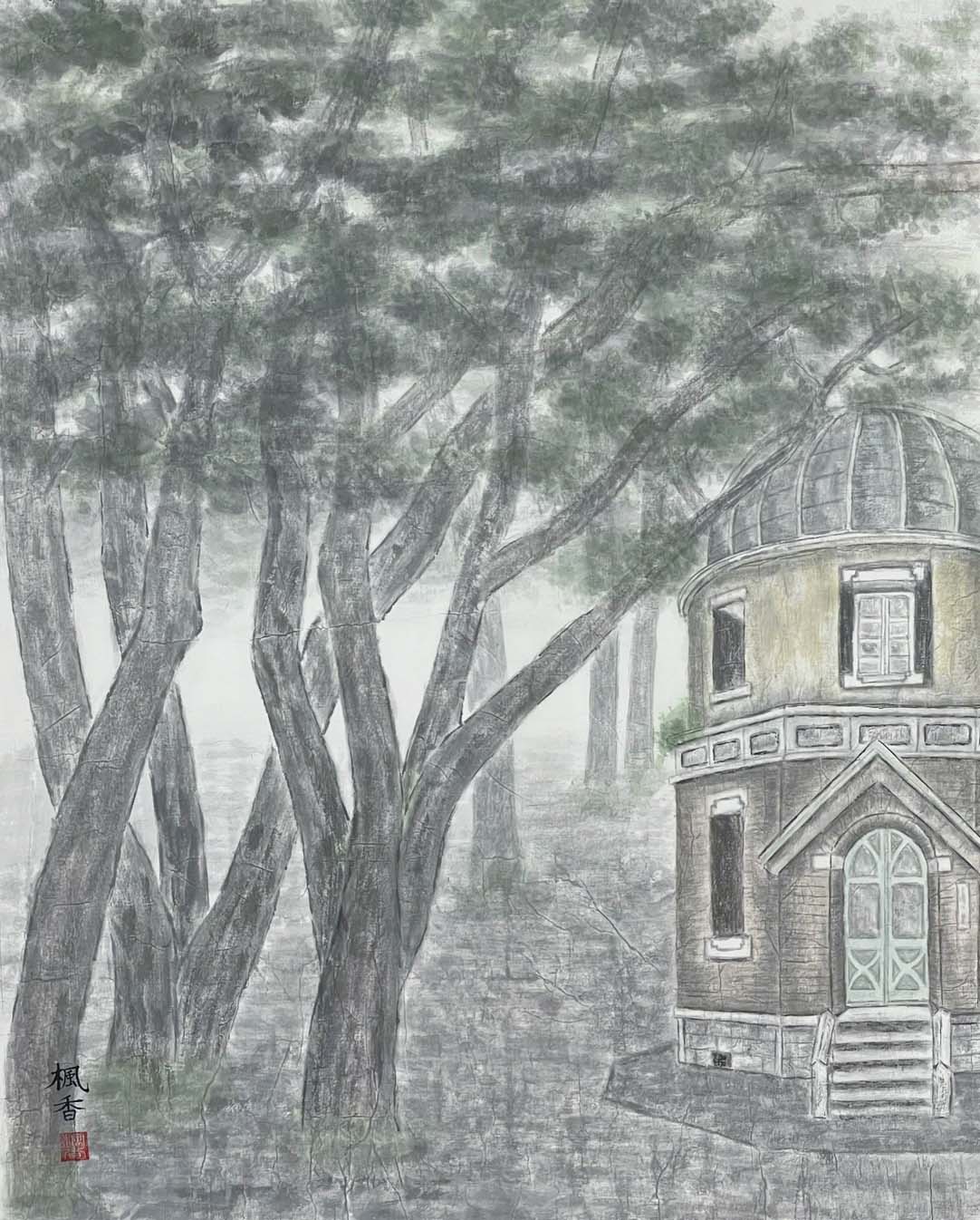 松村楓香 時 F30号