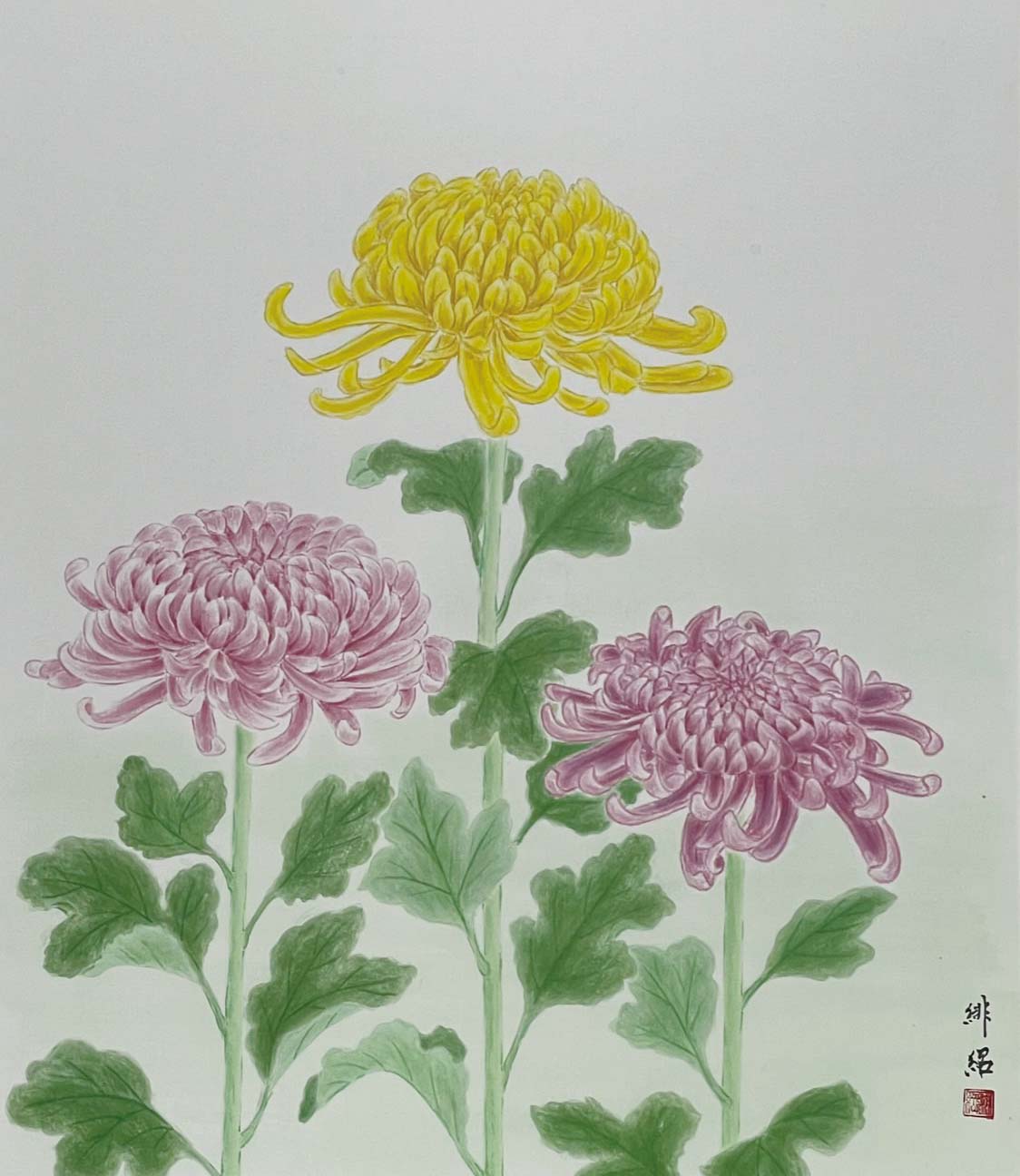 冨田緋絽 秋華 F10号