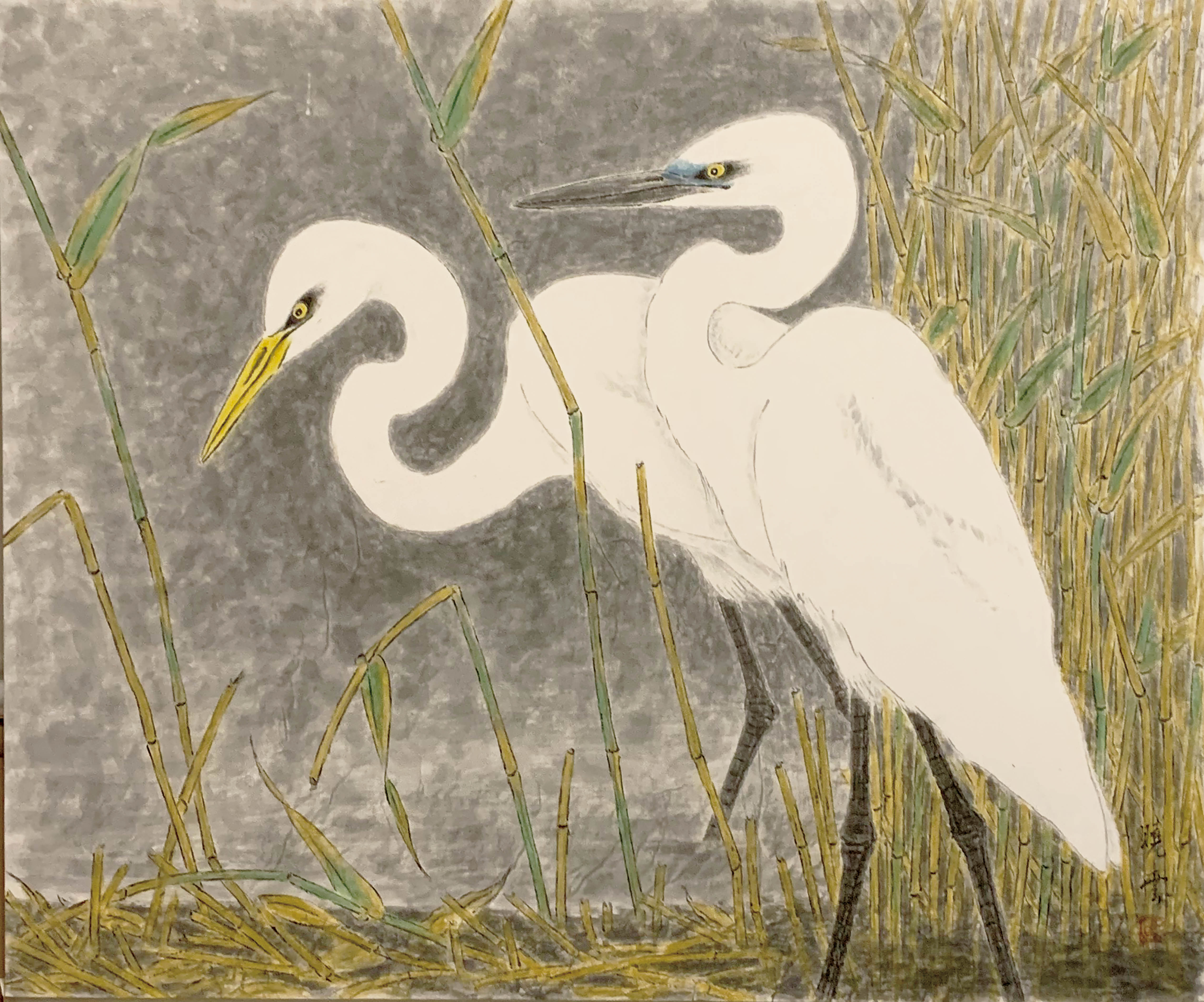 須藤曉雲 新秋 F20号